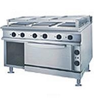 Marine Cooking Range w/Oven(6 Square Hot Plates)